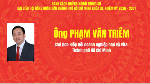 Ông Phạm Văn Triêm Chủ tịch HCM-SME trúng cử đại biểu HĐND TP.HCM nhiệm kỳ 2026–2031