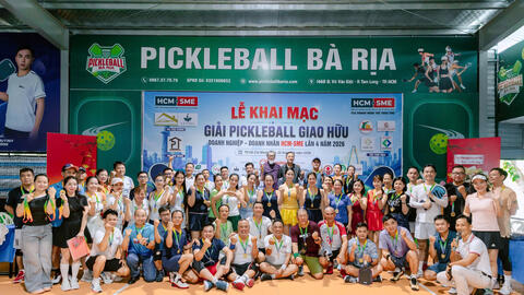 Giải Pickleball Giao lưu Doanh nghiệp – Doanh nhân HCM-SME lần thứ IV năm 2026