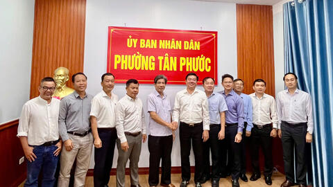 HCM-SME PHỐI HỢP CÙNG UBND PHƯỜNG TÂN PHƯỚC THÀNH LẬP HỘI DOANH NGHIỆP NHỎ VÀ VỪA ĐỊA PHƯƠNG