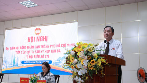 Tổ đại biểu HĐND TP. Hồ Chí Minh số 27 tiếp xúc cử tri sau kỳ họp thứ 3: Lắng nghe kiến nghị, đồng hành cùng người dân