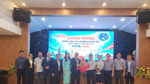 HCM-SME đón tiếp Đoàn công tác phường An Hội Tây, trao đổi xúc tiến thành lập Hội doanh nghiệp trực thuộc