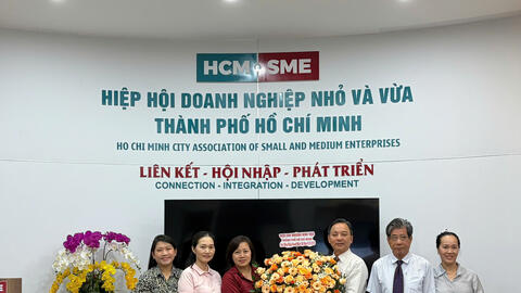 VCCI Chi nhánh khu vực TP. Hồ Chí Minh thăm và chúc mừng HCM-SME nhân Ngày Doanh nhân Việt Nam 13/10