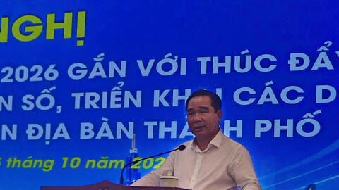 Phó Chủ tịch HCM-SME Phan Hoàng Tuấn tham dự Hội nghị thúc đẩy tăng trưởng kinh tế hai con số của TP.HCM